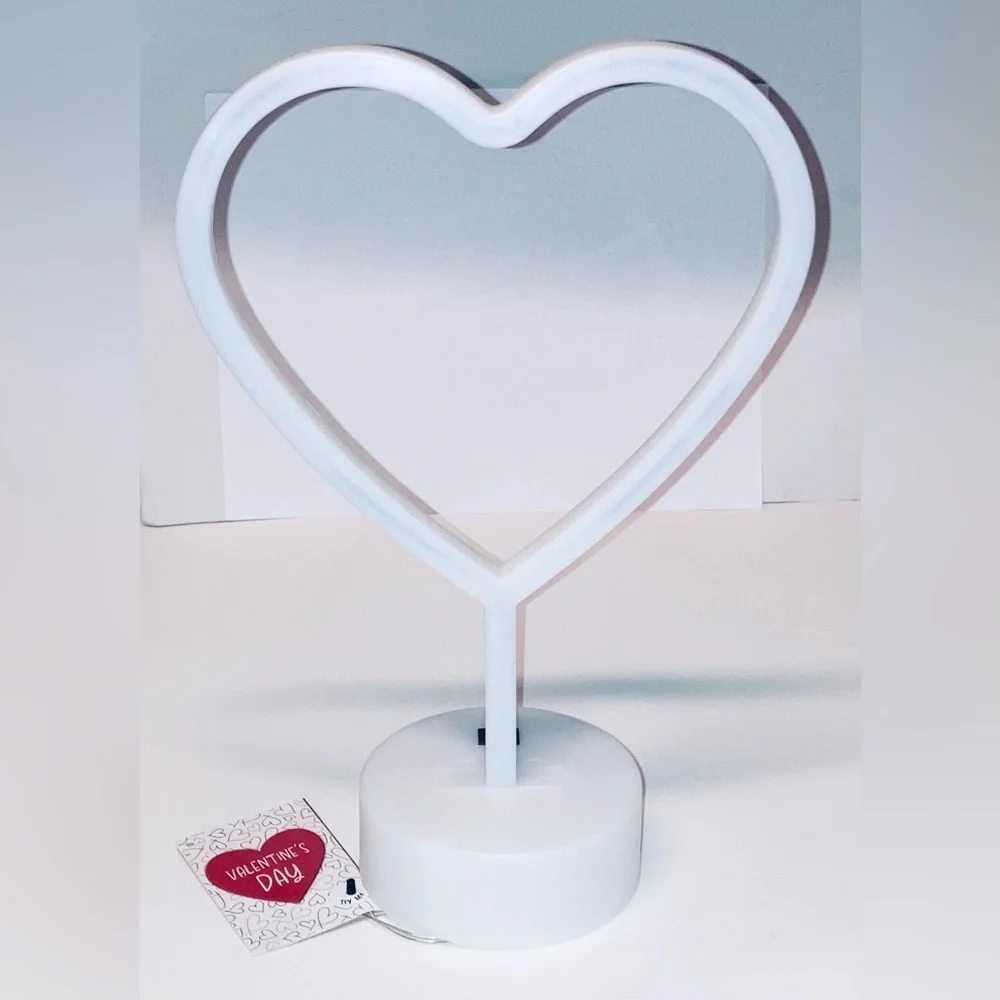 LED Neon Heart Sign - NEW!